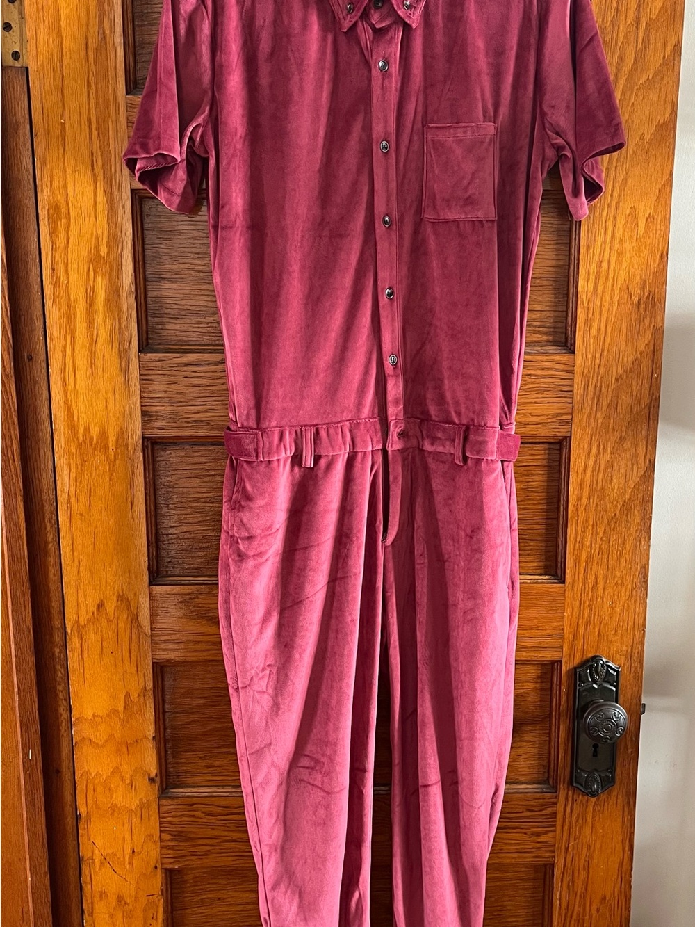 RomperJack Button-Up Shirt Jacket in Dusty Rose - Picture 2 of 2